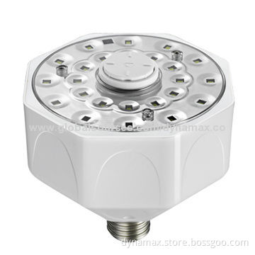 LED Emergency Light with Remote Control, 24-piece Ultra-bright LEDs, Rechargeable, E27 Light Head